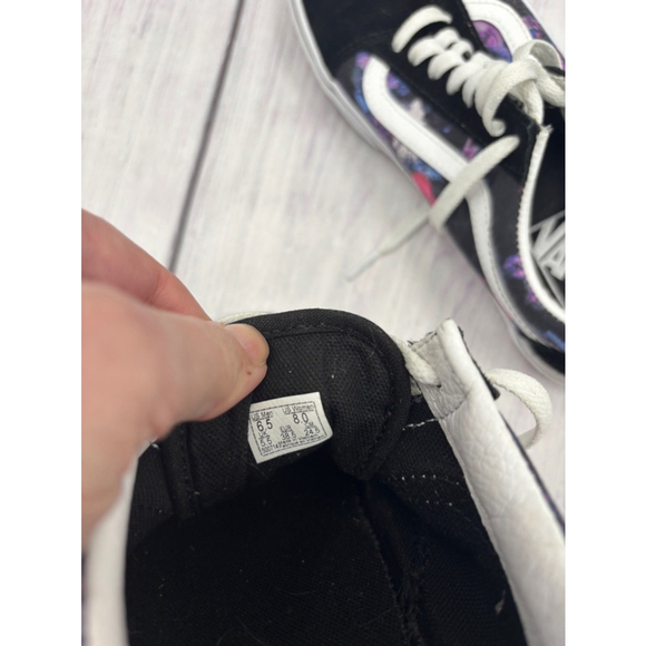 Women's Vans Old Skool Sneakers size 8 Purple floral - Picture 7 of 8